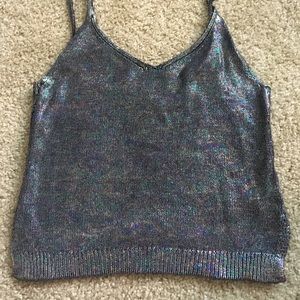 Holographic tank top